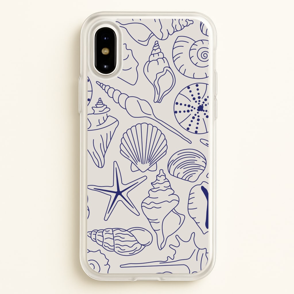 Sea Shells - Clean Girl Aesthetic - Clean Girl Aesthetic Phone Case for iPhone X / XS