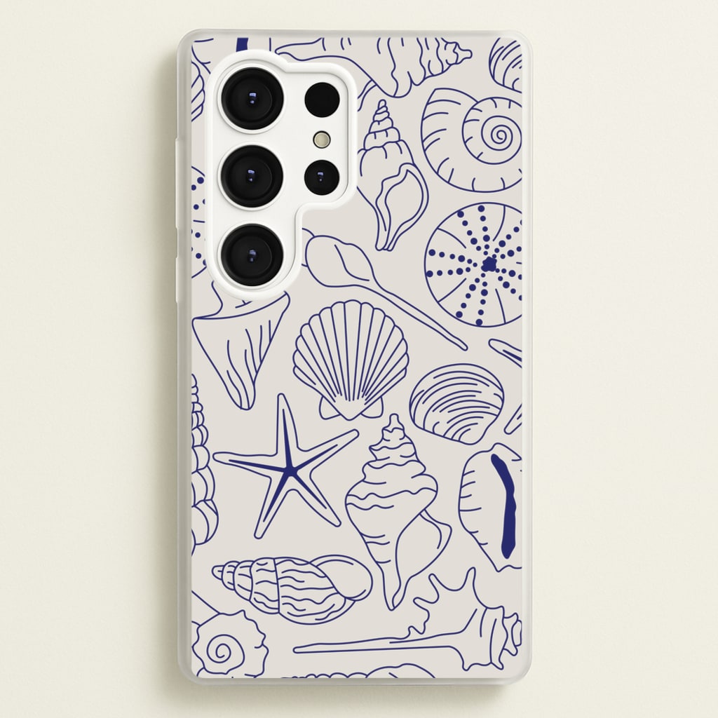 Sea Shells - Clean Girl Aesthetic - Clean Girl Aesthetic Phone Case for Galaxy S25 Ultra