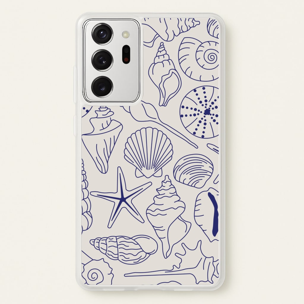 Sea Shells - Clean Girl Aesthetic - Clean Girl Aesthetic Phone Case for Galaxy Note 20 Ultra