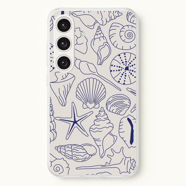 Sea Shells - Clean Girl Aesthetic - Clean Girl Aesthetic Phone Case for Galaxy S25