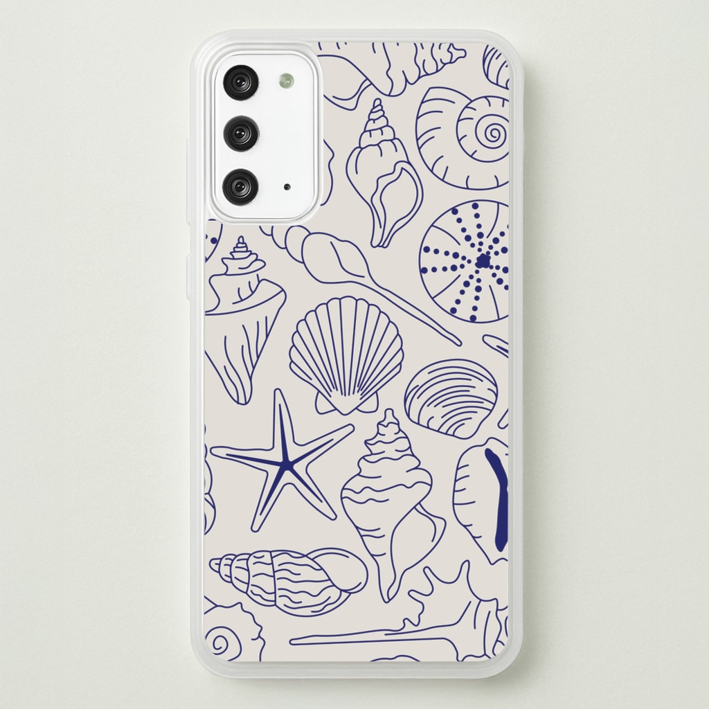 Sea Shells - Clean Girl Aesthetic - Clean Girl Aesthetic Phone Case for Galaxy Note 20