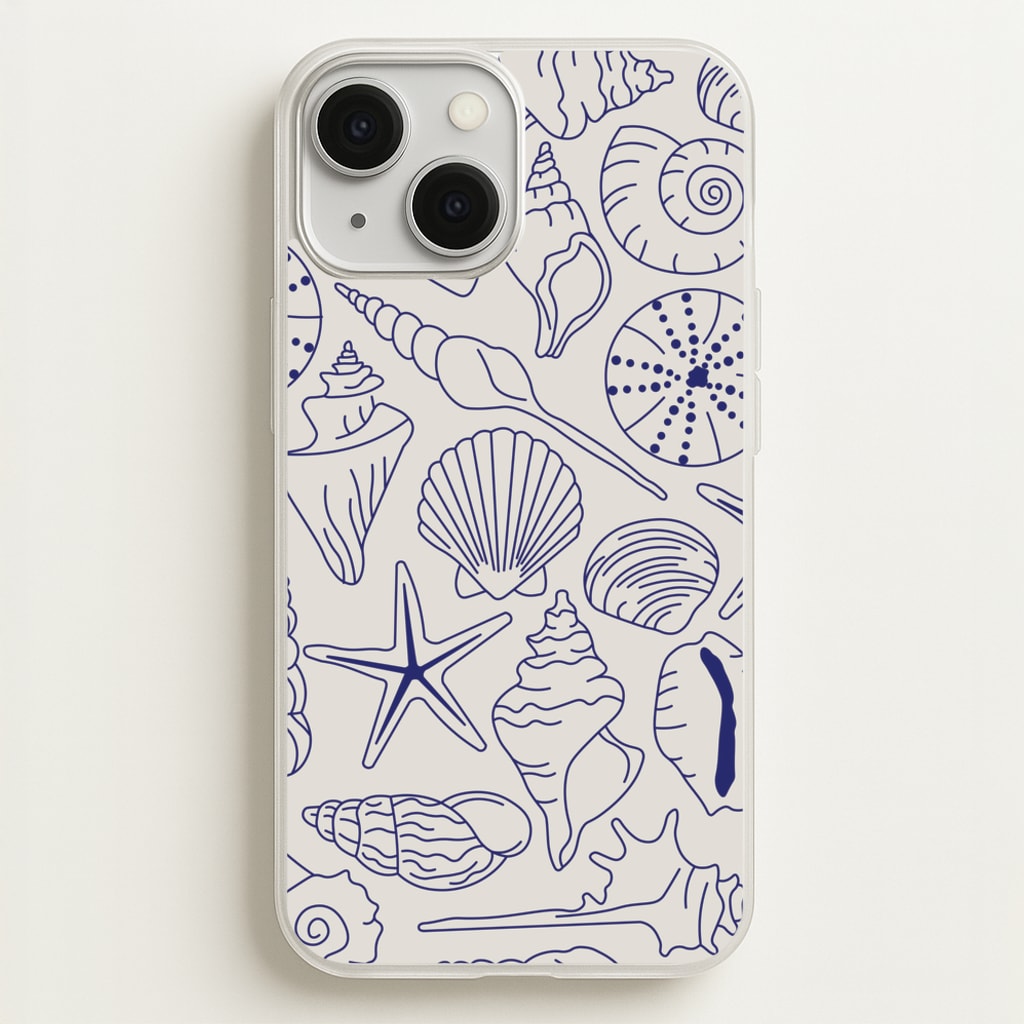 Sea Shells - Clean Girl Aesthetic - Clean Girl Aesthetic Phone Case for iPhone 13 Mini