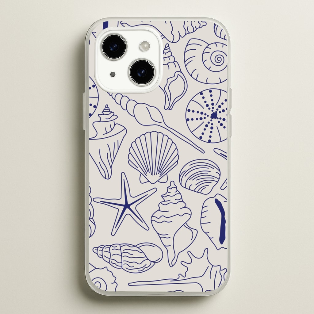Sea Shells - Clean Girl Aesthetic - Clean Girl Aesthetic Phone Case for iPhone 14