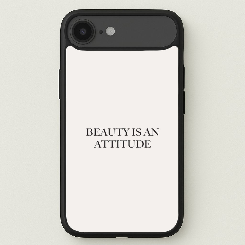 Beauty Is An Attitude - Clean Girl Aesthetic Phone Case for iPhone 17 Air