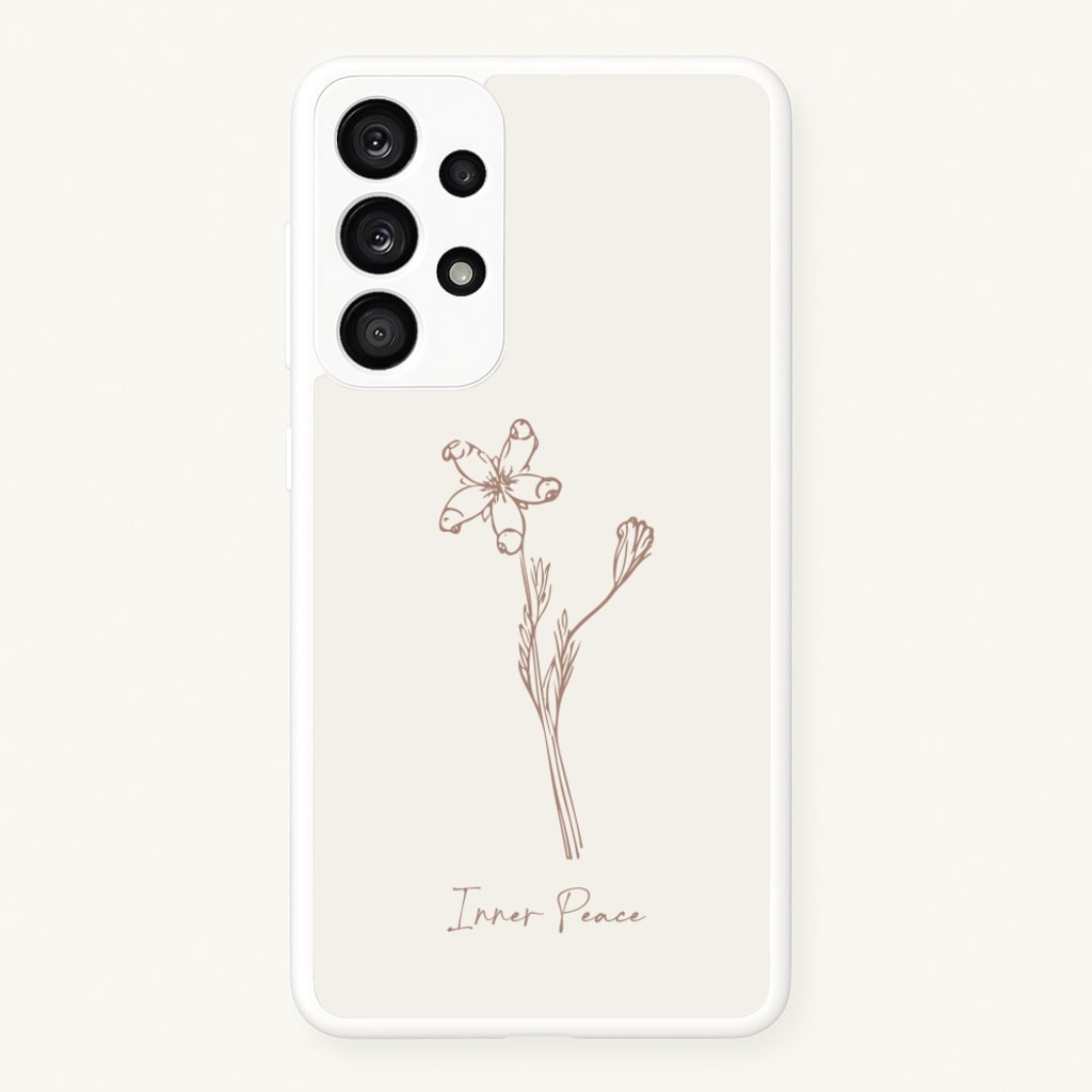 Inner Peace - Clean Girl Aesthetic Phone Case for Galaxy A53