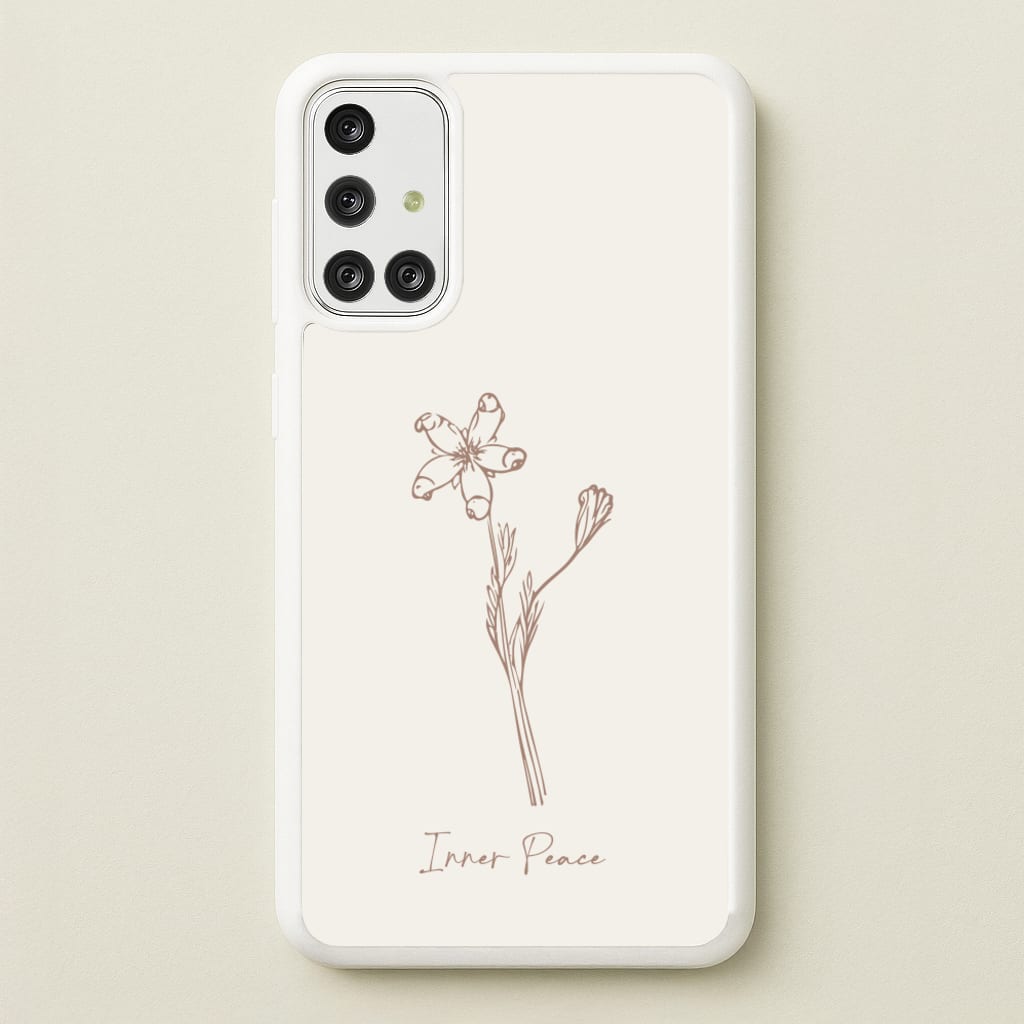 Inner Peace - Clean Girl Aesthetic Phone Case for Galaxy A71