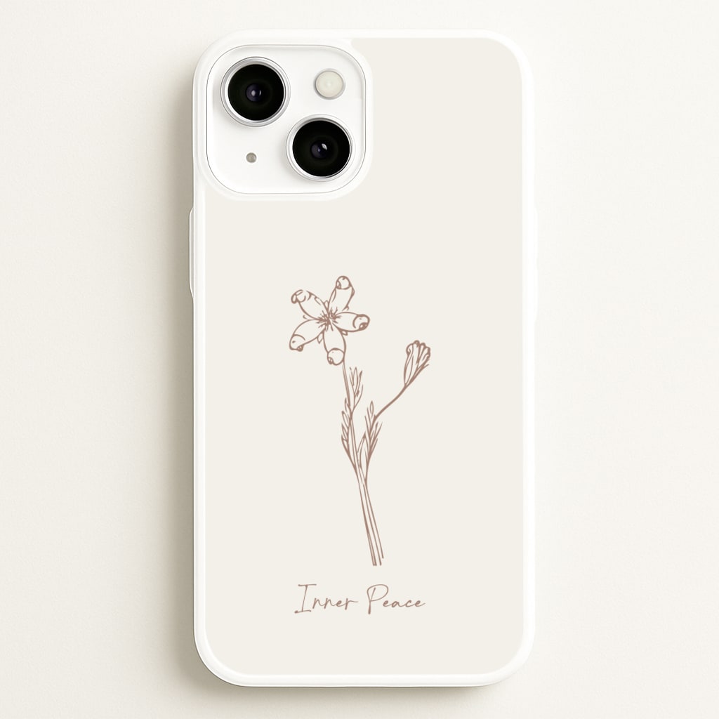 Inner Peace - Clean Girl Aesthetic Phone Case for iPhone 13
