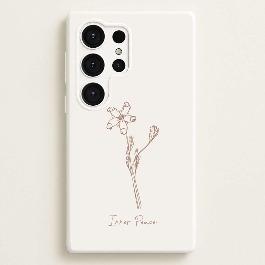 Inner Peace - Clean Girl Aesthetic Phone Case for Galaxy S25 Ultra