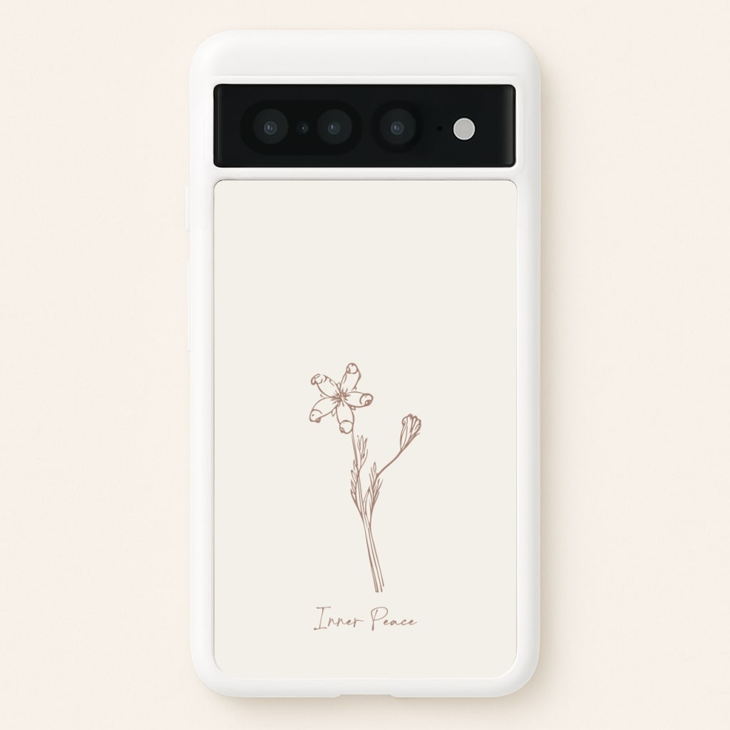 Inner Peace - Clean Girl Aesthetic Phone Case for Google Pixel 7 Pro