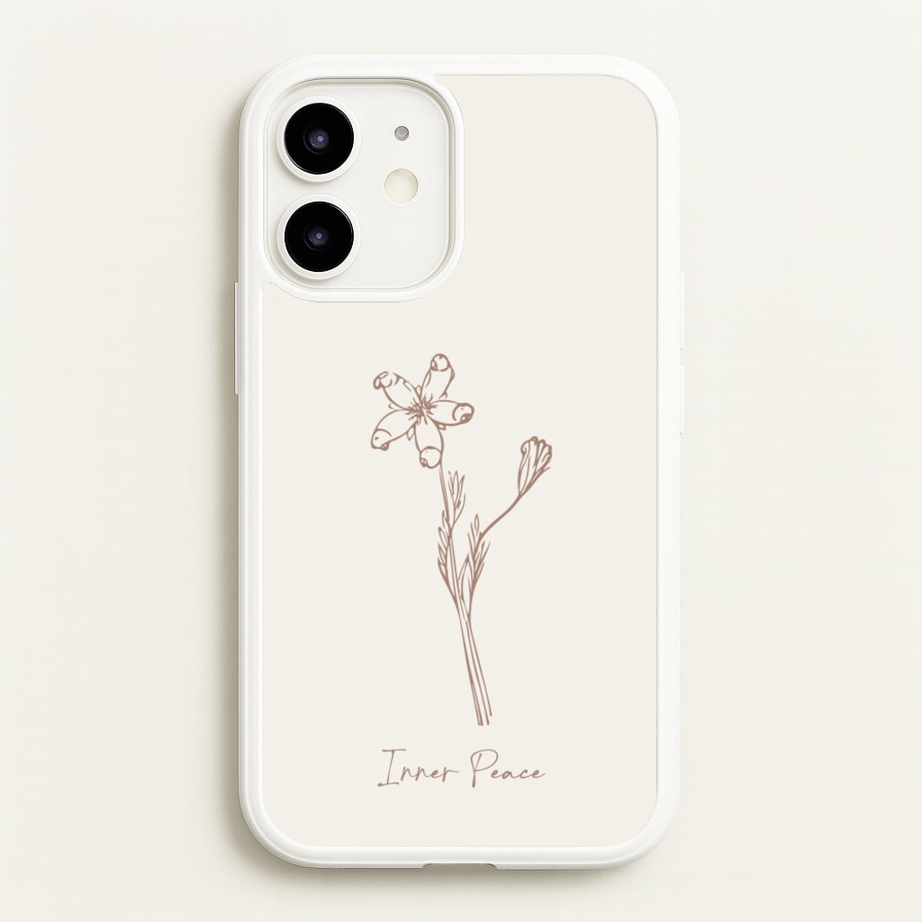 Inner Peace - Clean Girl Aesthetic Phone Case for iPhone 12 Mini