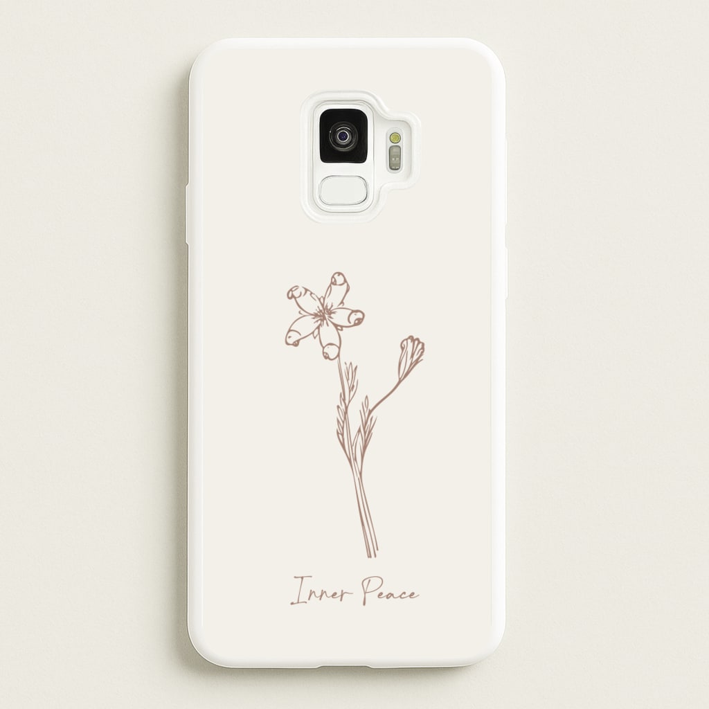 Inner Peace - Clean Girl Aesthetic Phone Case for Galaxy S9