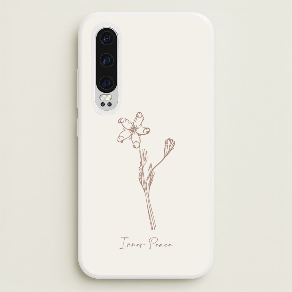 Inner Peace - Clean Girl Aesthetic Phone Case for Huawei P30