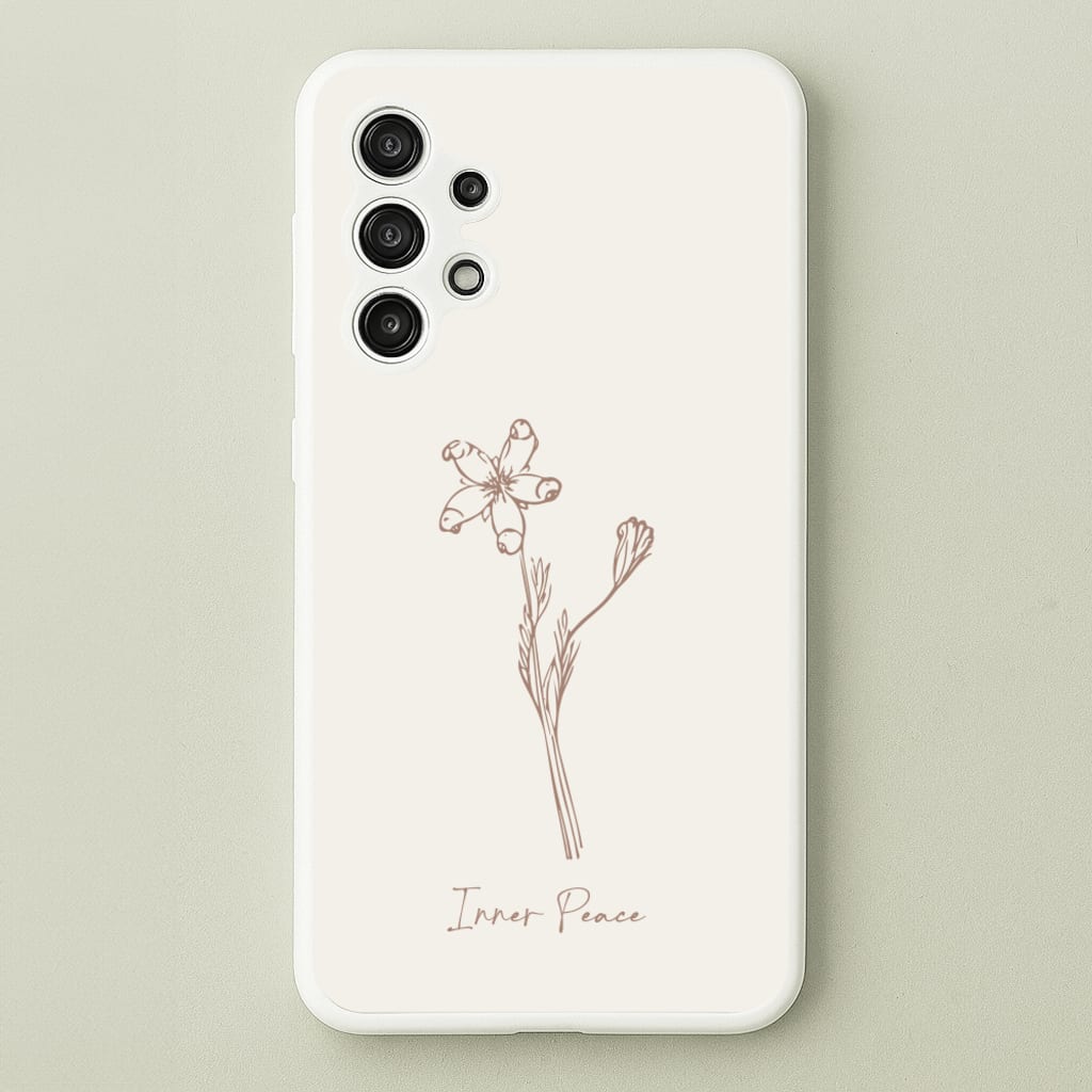 Inner Peace - Clean Girl Aesthetic Phone Case for Galaxy A13