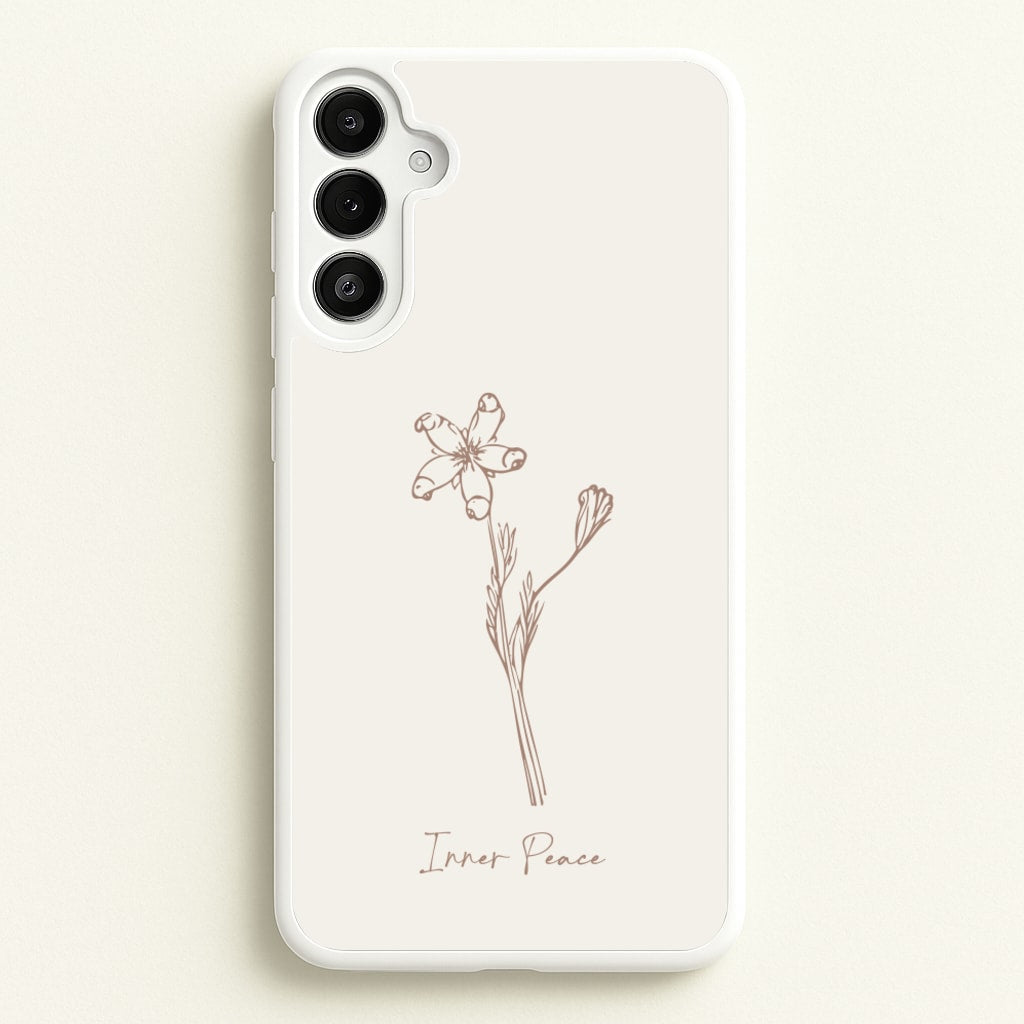 Inner Peace - Clean Girl Aesthetic Phone Case for Galaxy A34
