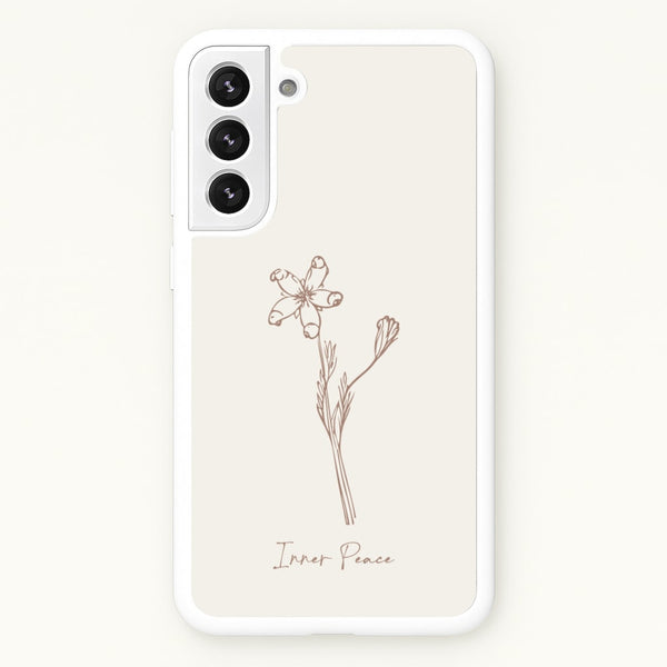 Inner Peace - Clean Girl Aesthetic Phone Case for Galaxy S22