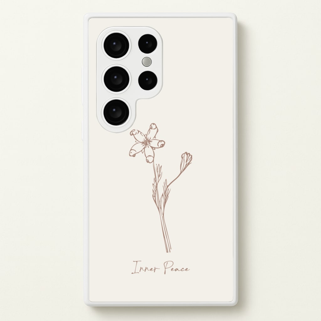 Inner Peace - Clean Girl Aesthetic Phone Case for Galaxy S24 Ultra