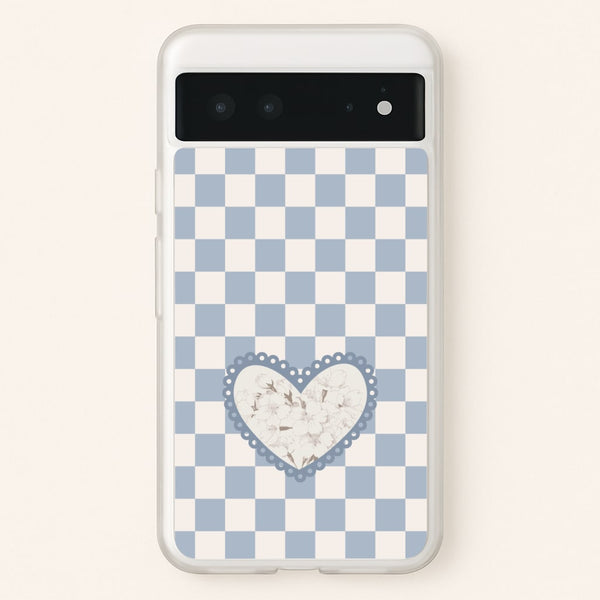 Doily Flower - Clean Girl Aesthetic Phone Case for Google Pixel 6