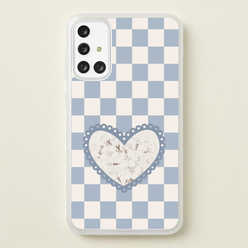 Doily Flower - Clean Girl Aesthetic Phone Case for Galaxy A71