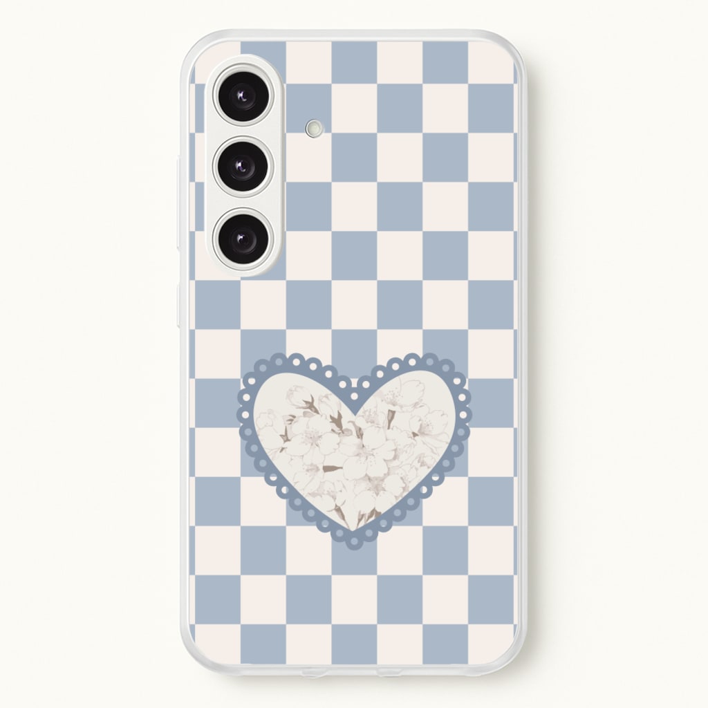 Doily Flower - Clean Girl Aesthetic Phone Case for Galaxy S25