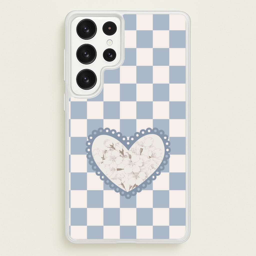 Doily Flower - Clean Girl Aesthetic Phone Case for Galaxy S23 Ultra