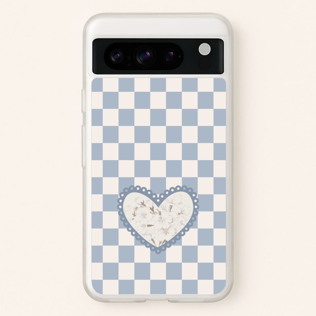 Doily Flower - Clean Girl Aesthetic Phone Case for Google Pixel 8 Pro