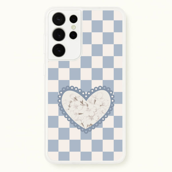 Doily Flower - Clean Girl Aesthetic Phone Case for Galaxy S21 Ultra