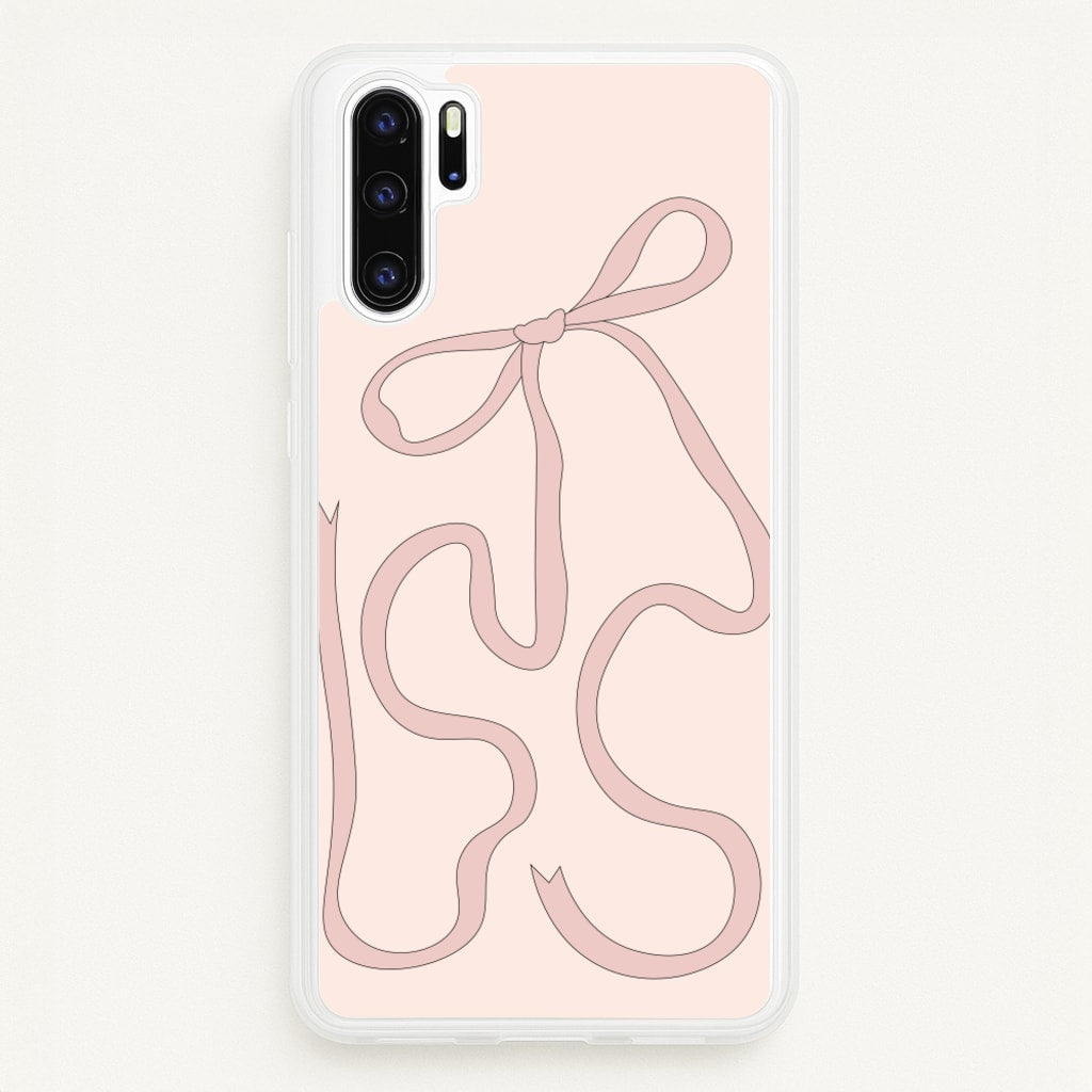 Pink Ribbon - Clean Girl Aesthetic Phone Case for Huawei P30 Pro