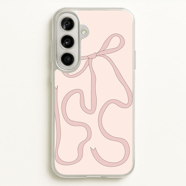 Pink Ribbon - Clean Girl Aesthetic Phone Case for Galaxy A56