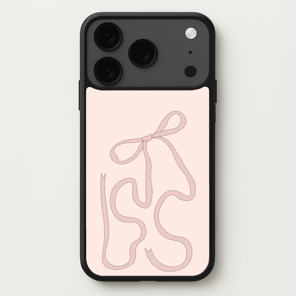 Pink Ribbon Phone Case for iPhone 17 Pro Max