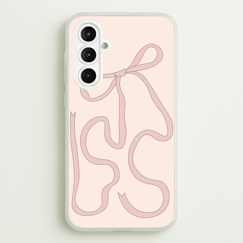 Pink Ribbon - Clean Girl Aesthetic Phone Case for Galaxy A16
