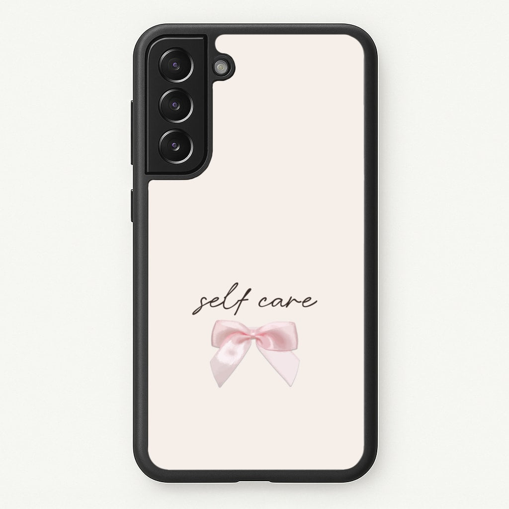 Self Care - Clean Girl Aesthetic Phone Case for Galaxy S22