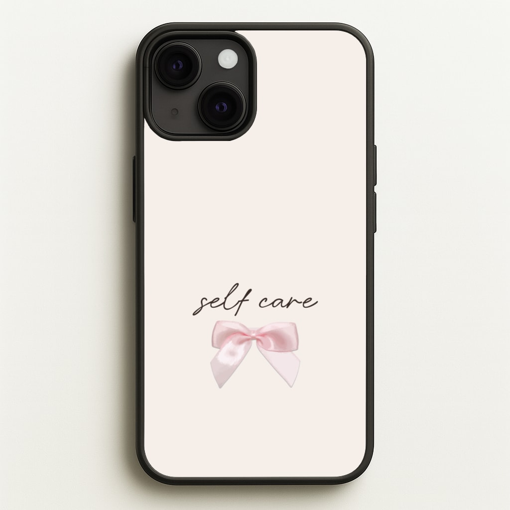 Self Care - Clean Girl Aesthetic Phone Case for iPhone 13 Mini