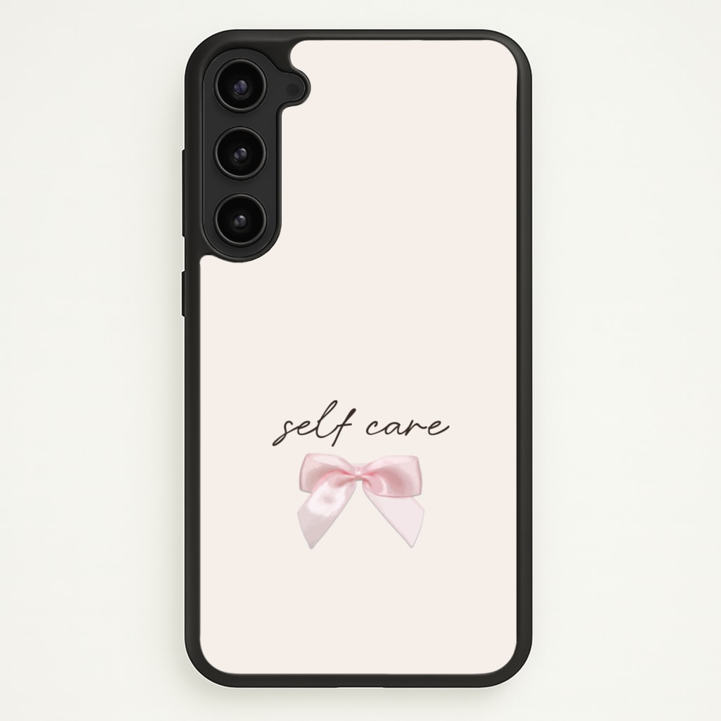 Self Care - Clean Girl Aesthetic Phone Case for Galaxy S23 Plus