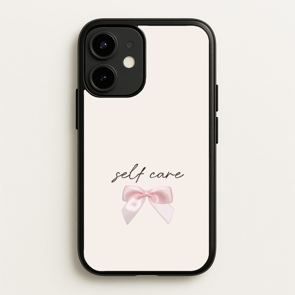 Self Care - Clean Girl Aesthetic Phone Case for iPhone 12 Mini