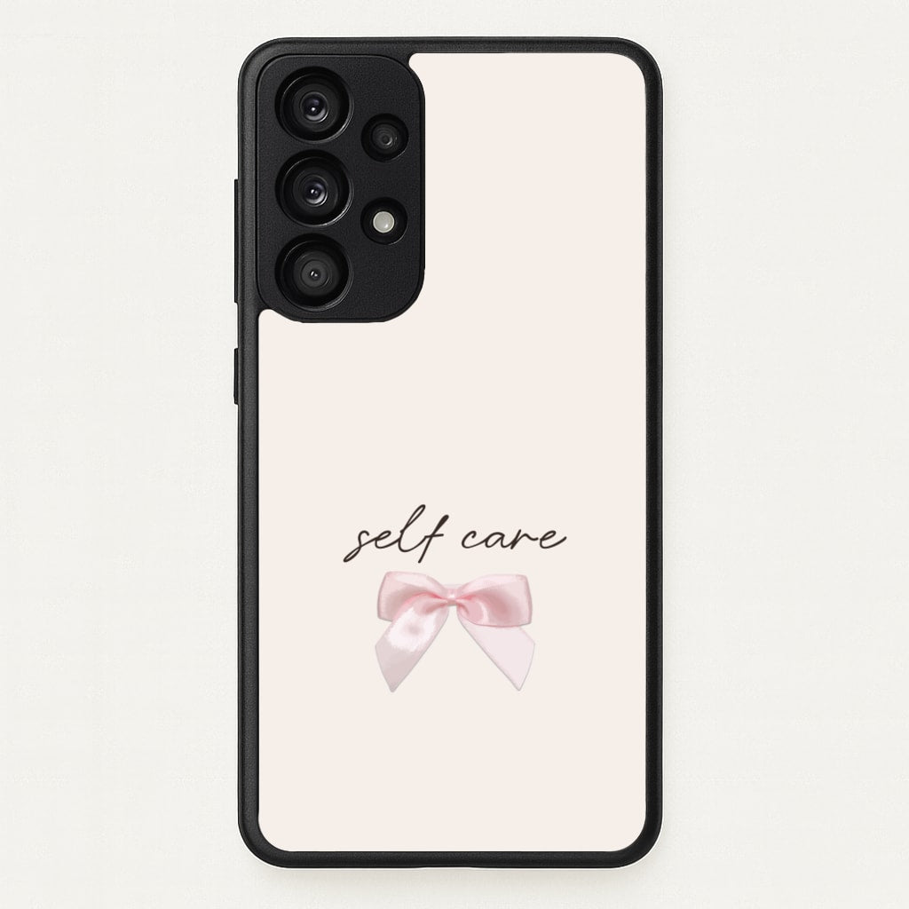 Self Care - Clean Girl Aesthetic Phone Case for Galaxy A33