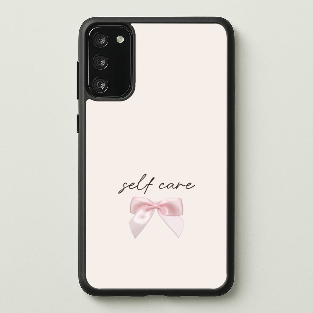 Self Care - Clean Girl Aesthetic Phone Case for Galaxy S20FE