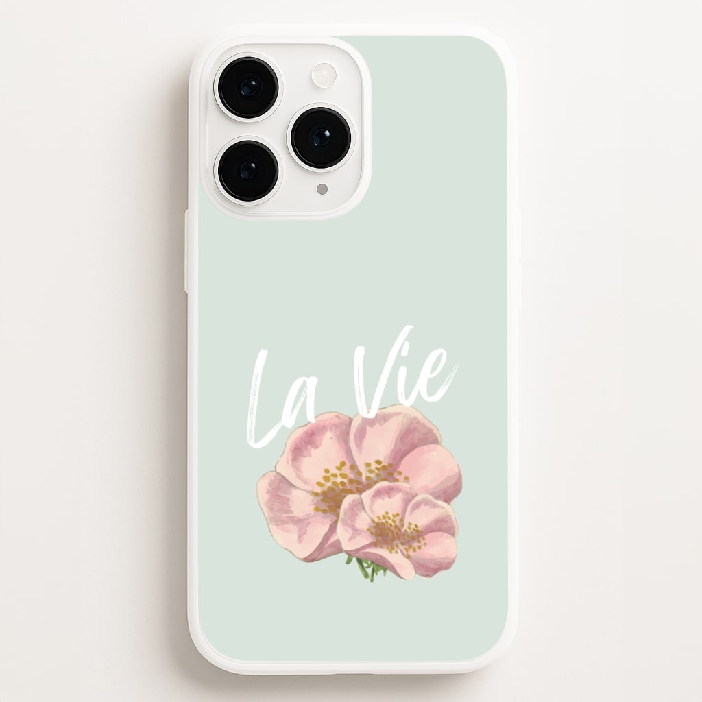 La Vie - Clean Girl Aesthetic Phone Case for iPhone 16 Pro Max