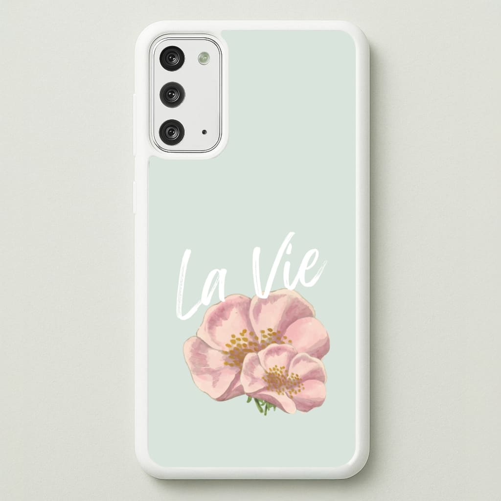 La Vie - Clean Girl Aesthetic Phone Case for Galaxy Note 20