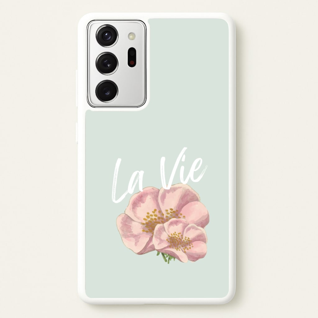 La Vie - Clean Girl Aesthetic Phone Case for Galaxy Note 20 Ultra
