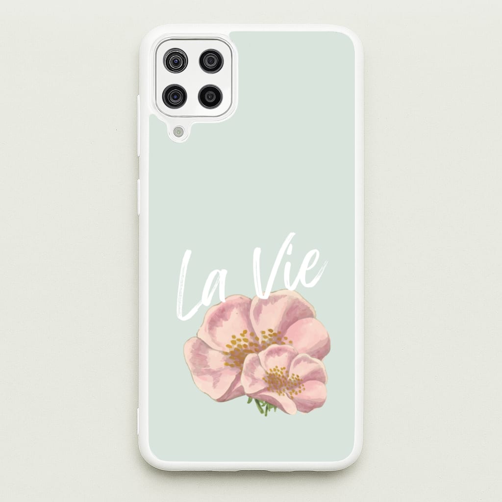 La Vie - Clean Girl Aesthetic Phone Case for Galaxy A12