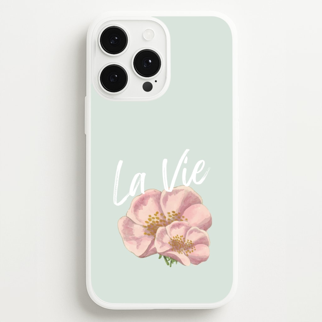 La Vie - Clean Girl Aesthetic Phone Case for iPhone 13 Pro Max