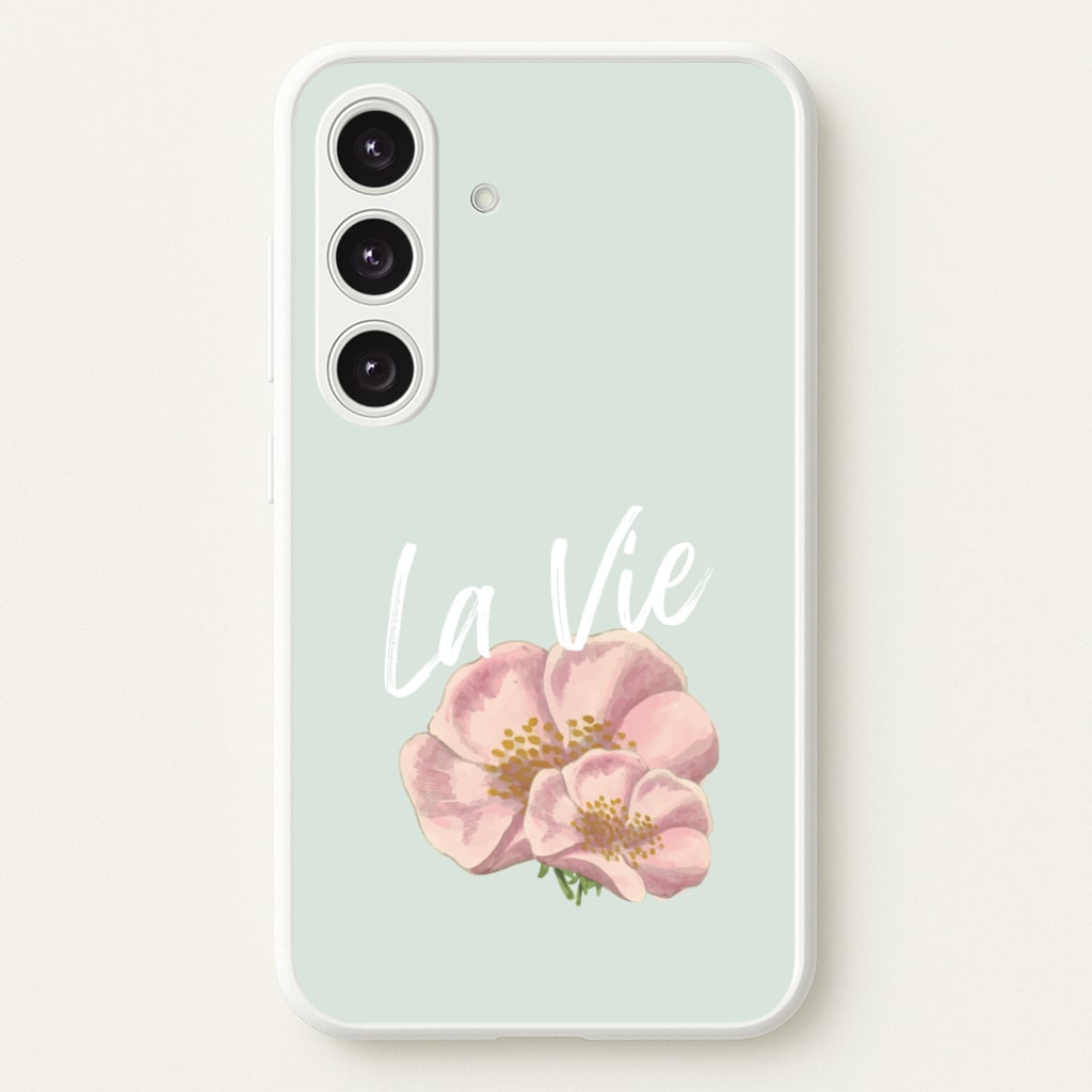 La Vie - Clean Girl Aesthetic Phone Case for Galaxy S24