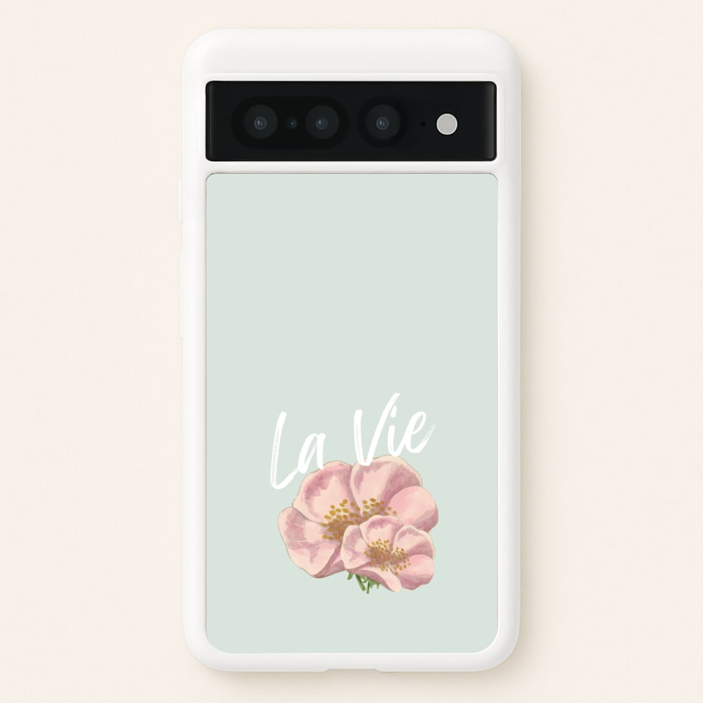 La Vie - Clean Girl Aesthetic Phone Case for Google Pixel 7 Pro