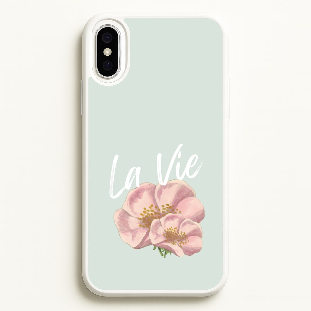 La Vie - Clean Girl Aesthetic Phone Case for iPhone XS Max