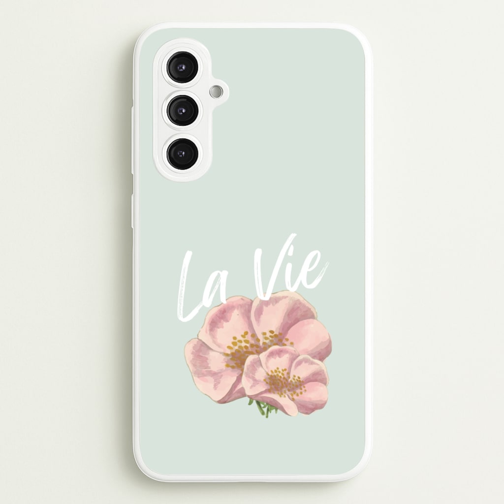 La Vie - Clean Girl Aesthetic Phone Case for Galaxy S23FE