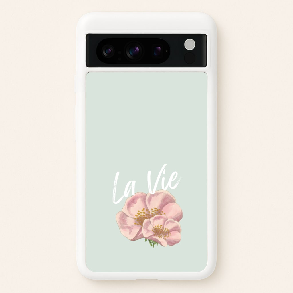 La Vie - Clean Girl Aesthetic Phone Case for Google Pixel 8 Pro