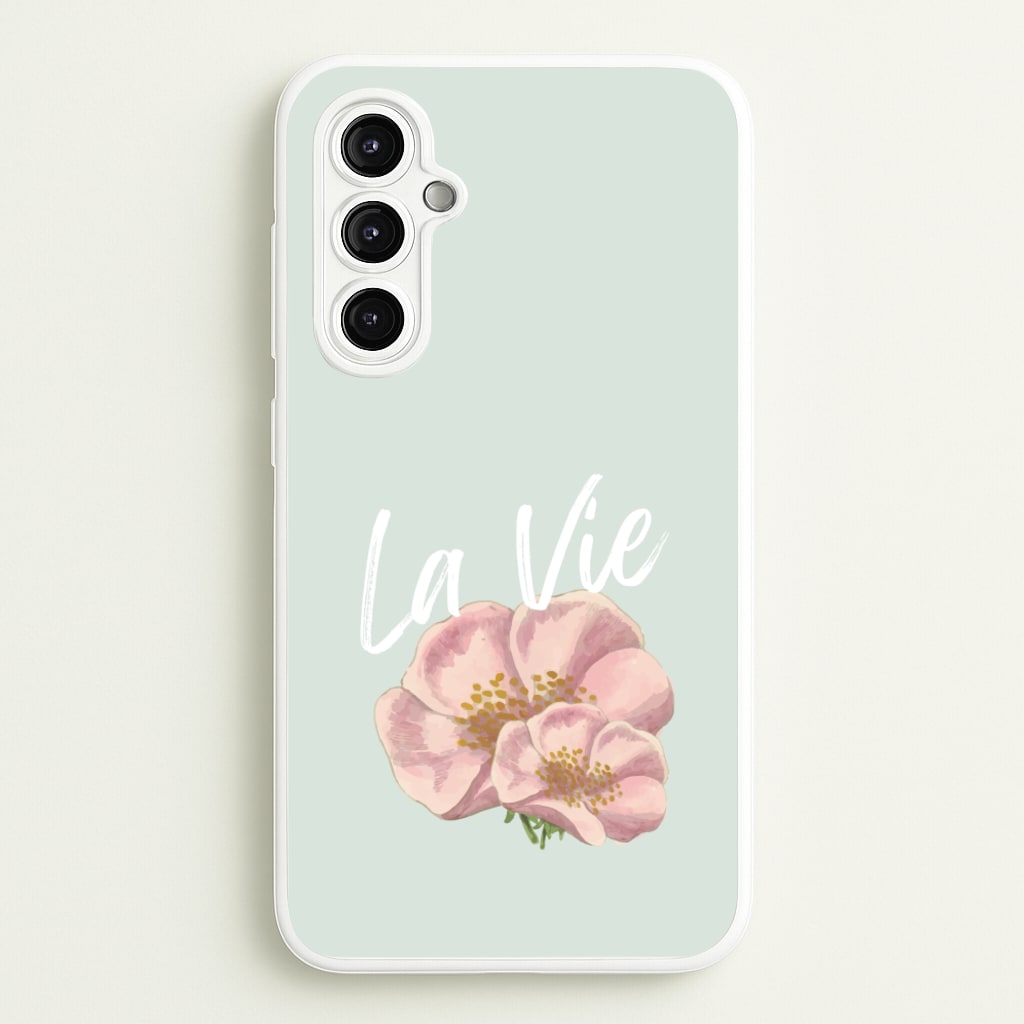 La Vie - Clean Girl Aesthetic Phone Case for Galaxy A14