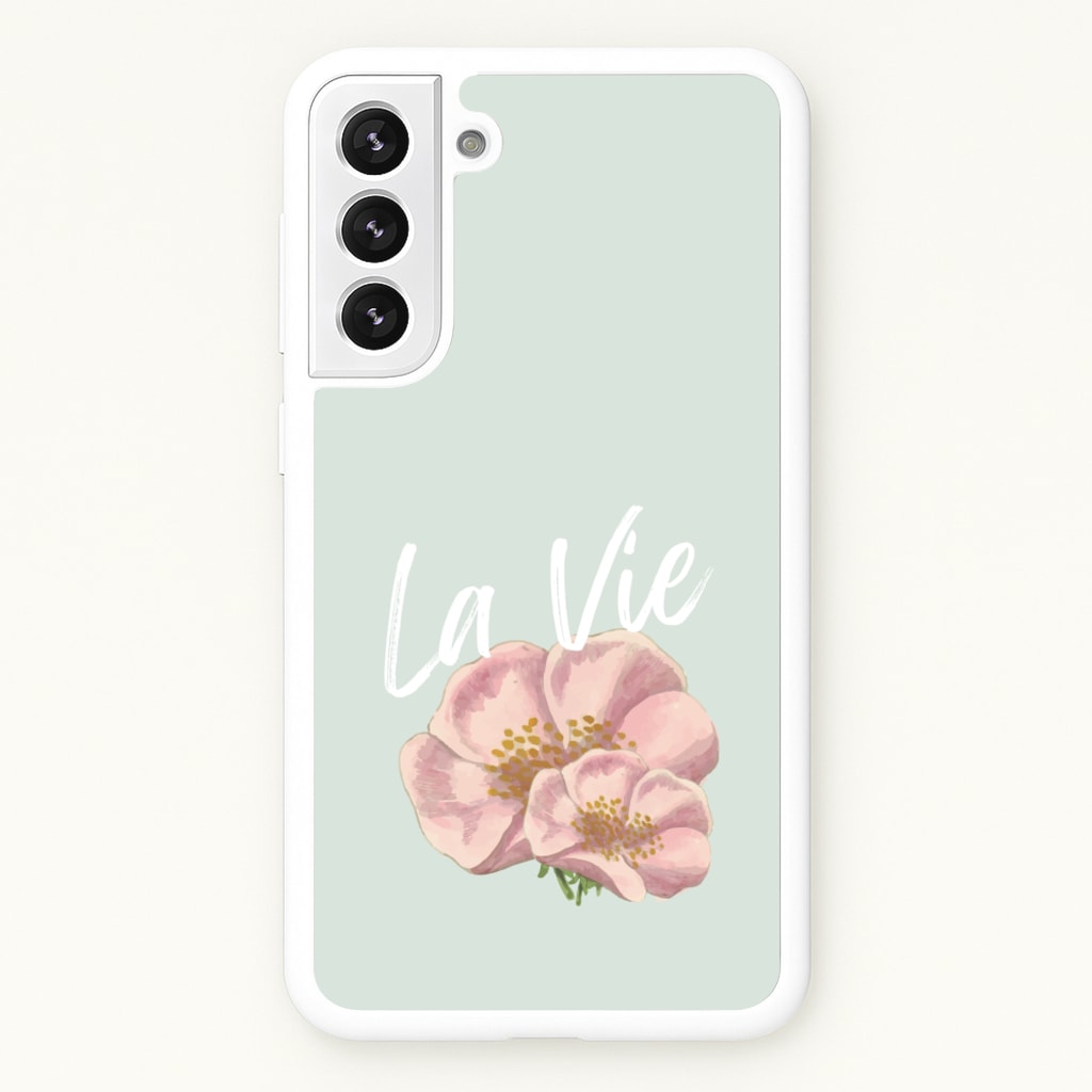 La Vie - Clean Girl Aesthetic Phone Case for Galaxy S22