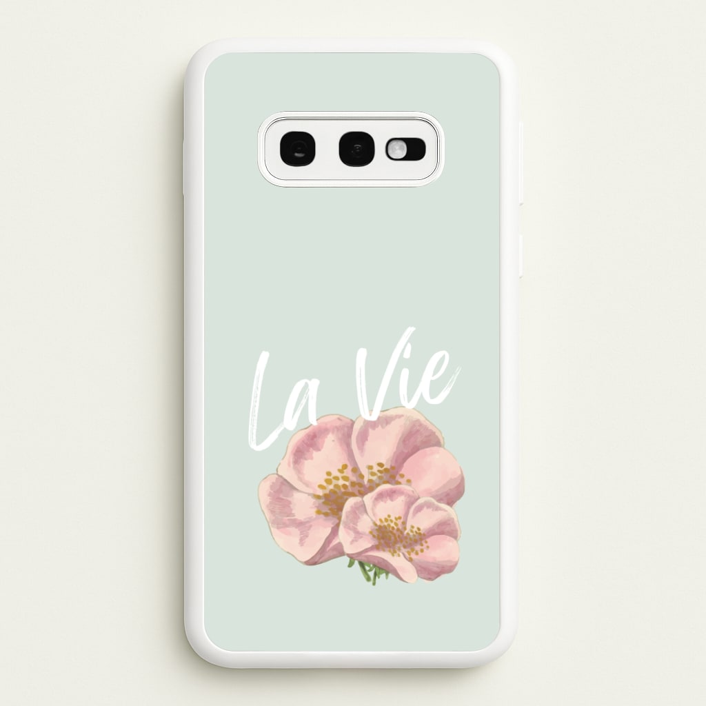 La Vie - Clean Girl Aesthetic Phone Case for Galaxy S10e