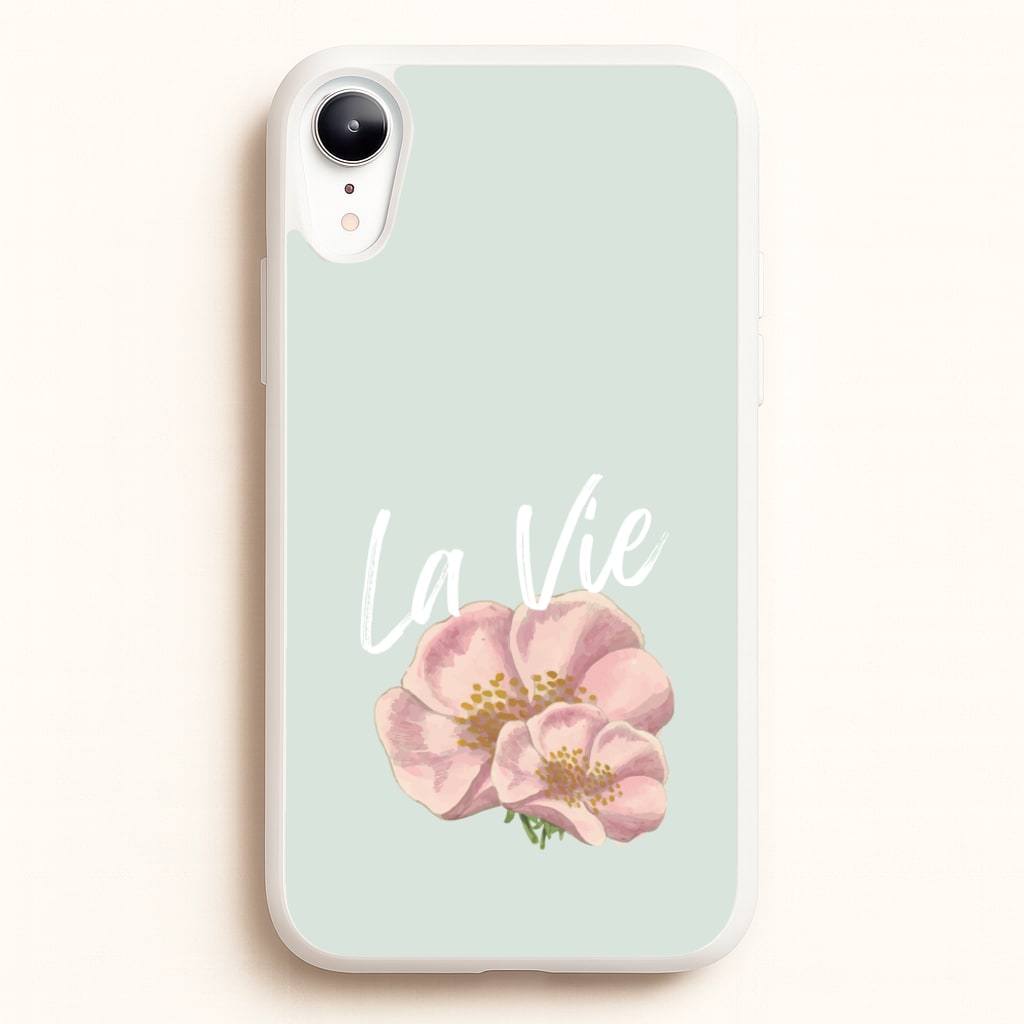 La Vie - Clean Girl Aesthetic Phone Case for iPhone XR